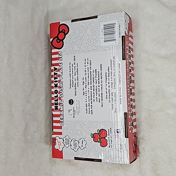 Hello Kitty Ceramic Sushi Plate Set - Picture 7 of 8